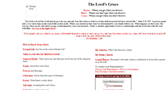 Desktop Screenshot of lordsgrace.com